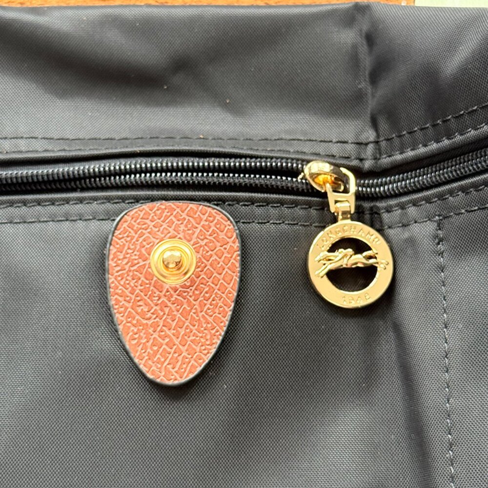 Longchamp Black Foldable Backpack - image 3